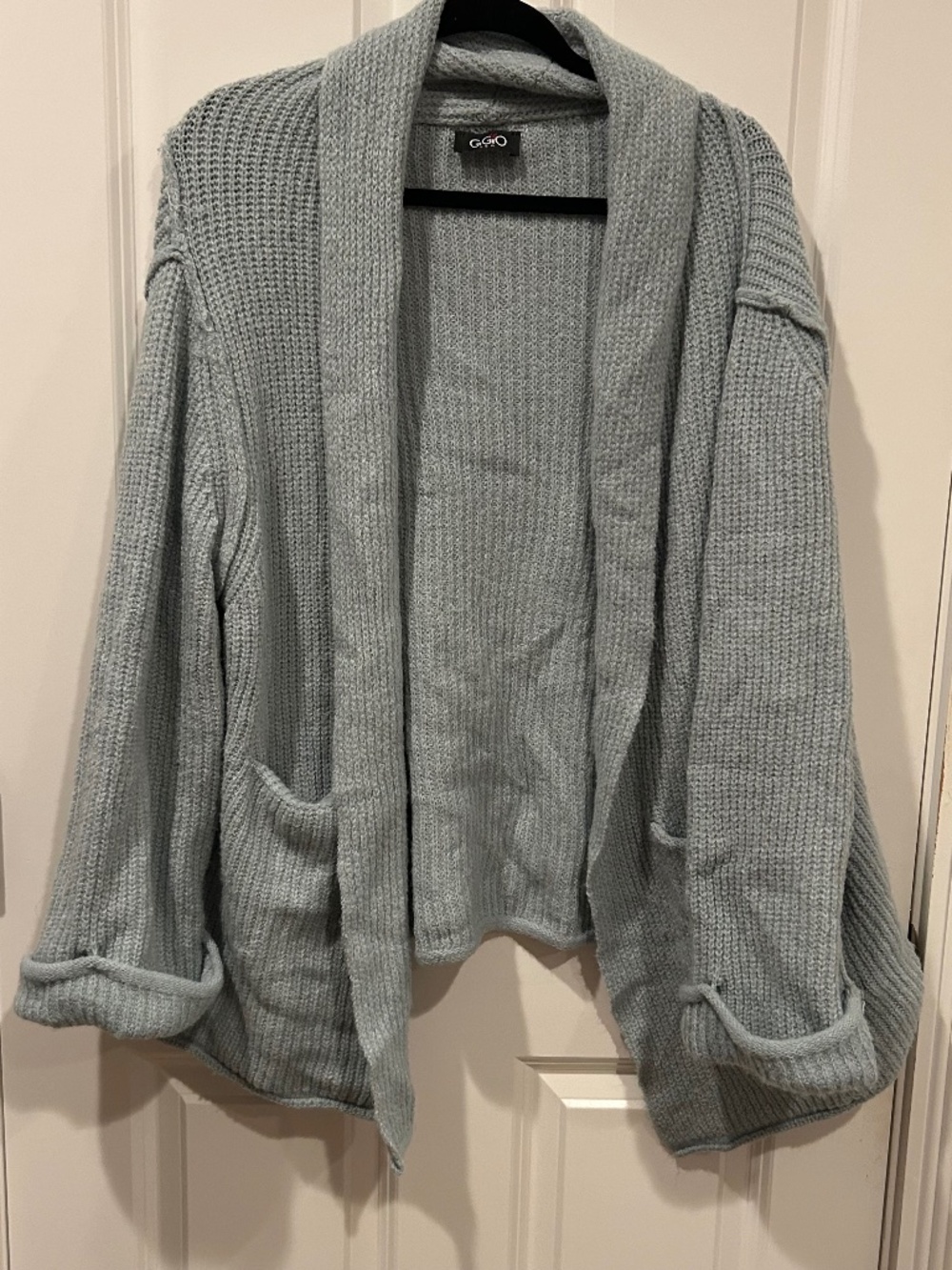 Gigio Light Blue Knit Cardigan